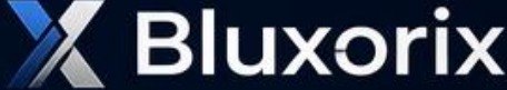 Bluxorix logo with a blue and black color scheme